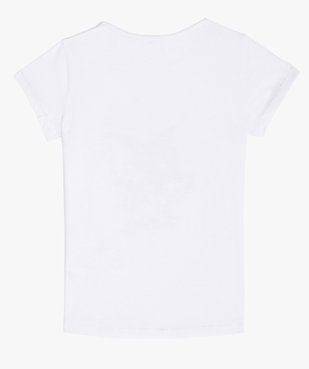 Tee-shirt fille imprimé paillettes - Tom & Jerry vue3 - TOM ET JERRY - GEMO