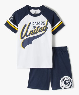 Pyjashort garçon avec inscriptions – Camps United vue1 - CAMPS UNITED - GEMO
