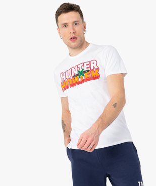 Tee-shirt homme à manches courtes motif - Hunter x Hunter vue1 - HUNTER HUNTER - GEMO