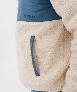 Veste zippée en sherpa homme - Roadsign vue6 - ROADSIGN G4G - GEMO