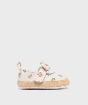 Chaussons de naissance ballerines fleuries à fleurs bébé fille  vue7 - LITTLE LOVE GEMO FOR GOOD - GEMO