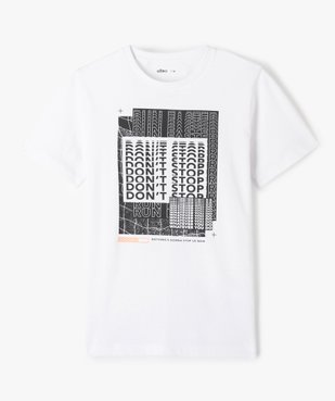 Tee-shirt garçon avec motif XXL sur l’avant vue1 - GEMO (JUNIOR) - GEMO