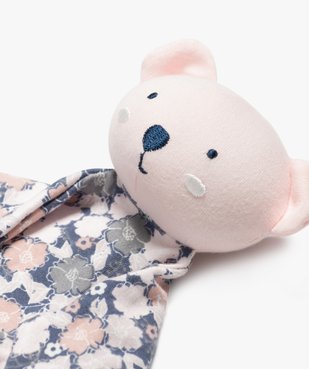 Doudou plat avec tête de souris pour bébé - LuluCastagnette vue2 - LULUCASTAGNETTE - GEMO