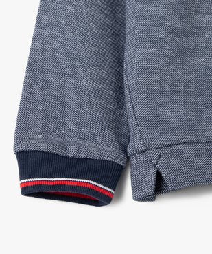 Sweat garçon coloris chiné avec motif – Lulu Castagnette vue3 - LULUCASTAGNETTE - GEMO