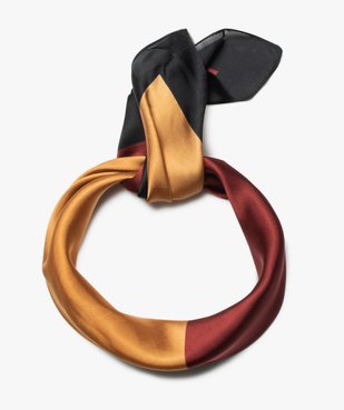 Foulard femme satiné multicolore vue2 - Nikesneakers (ACCESS) - Nikesneakers