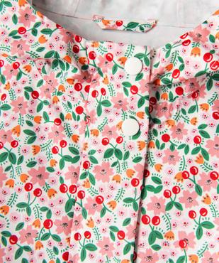 Blouson imperméable à capuche imprimé fille vue4 - GEMO (ENFANT) - GEMO