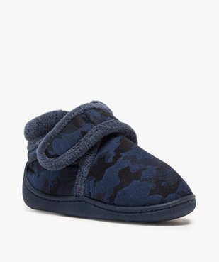 Chaussons bébé avec col en polaire – Isotoner vue2 - ISOTONER - GEMO