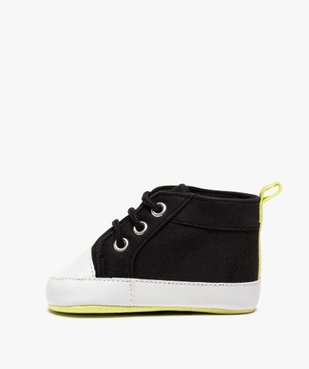 Tennis de naissance bébé garçon à lacets – Lulu Castagnette vue3 - GEMO 4G BEBE - GEMO