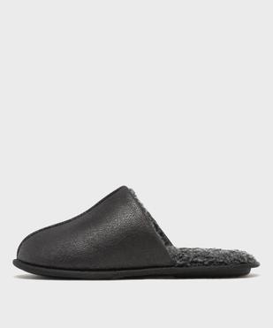 Chaussons fourrés forme mules homme - Roadsign vue3 - ROADSIGN G4G - GEMO