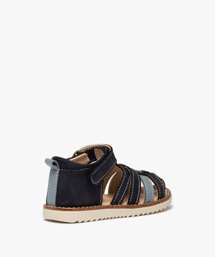Sandales bébé garçon en cuir à bout fermé – NA! vue4 - NA! - GEMO