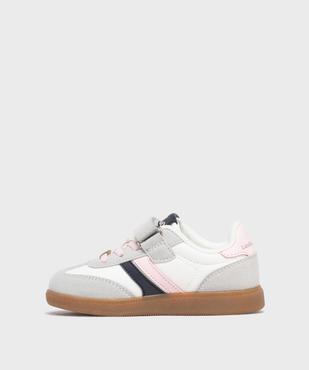 Baskets multicolores fermeture scratch fille - LuluCastagnette vue3 - LULUCASTAGNETTE - GEMO