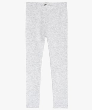 Legging fille uni contenant du coton biologique vue1 - GEMO C4G FILLE - GEMO