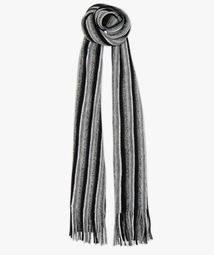 Echarpe rayée pour homme avec longues franges vue1 - GEMO (ACCESS) - GEMO