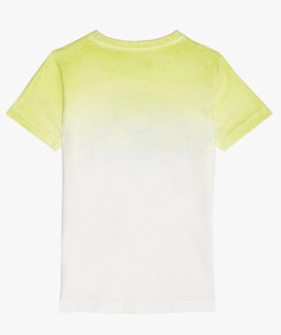 Tee-shirt garçon tie-and-dye avec patch football vue3 - GEMO (ENFANT) - GEMO