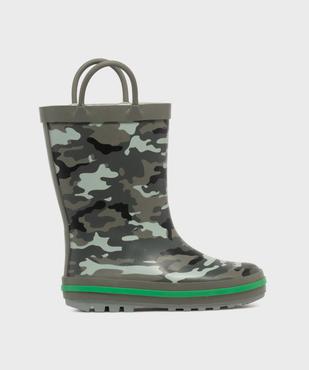 Bottes de pluie à camouflage garçon - 5 Miles vue1 - 5 MILES - GEMO