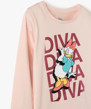Tee-shirt fille à manches longues imprimé - Disney vue2 - DISNEY DTR - GEMO
