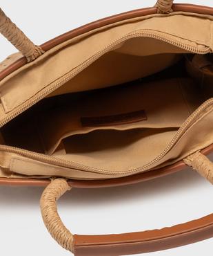 Sac à main en paille de papier fille - LuluCastagnette vue3 - LULU CASTAGNETT - GEMO