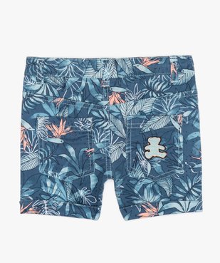 Bermuda bébé garçon imprimé feuillage Lulu Castagnette vue2 - LULUCASTAGNETTE - GEMO