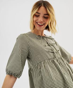 Robe courte femme vue2 - GEMO(FEMME PAP) - GEMO