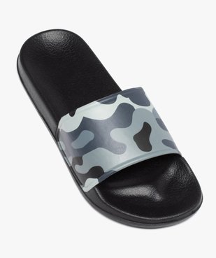 Mules de piscine garçon à bandeau camouflage vue5 - GEMO (PLAGE) - GEMO