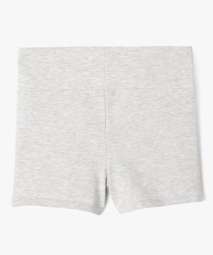 Short en maille avec large taille élastique fille vue3 - GEMO 4G FILLE - GEMO