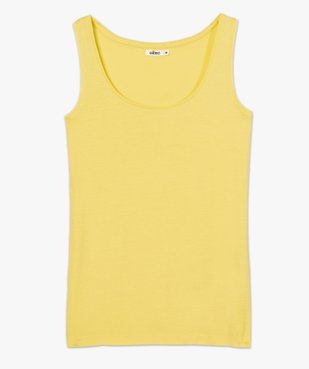 Débardeur femme uni contenant du coton biologique vue4 - GEMO(FEMME PAP) - GEMO