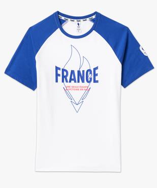 Tee-shirt manches courtes imprimé Équipe de France Olympique vue4 - ALLEZ LES BLEUS - GEMO