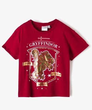 Tee-shirt fille avec motif pailleté Gryffondor – Harry Potter vue1 - HARRY POTTER - GEMO