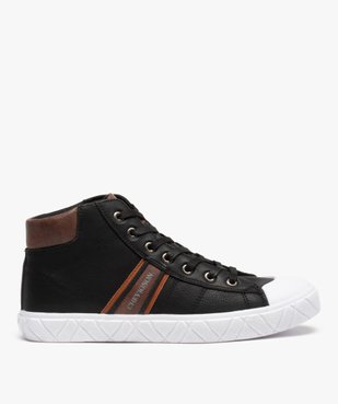 Baskets homme semi-montantes unies à lacets - Chevignon vue2 - CHEVIGNON - GEMO