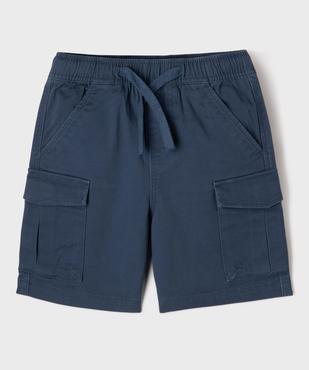Bermuda cargo taille ajustable garçon vue1 - GEMO (ENFANT) - GEMO