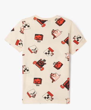 Tee-shirt manches courtes Minecraft garçon vue5 - MINECRAFT - GEMO