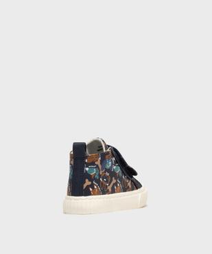 Chaussures montantes à scratch en matière déperlante bébé garçon vue5 - BUGGY - GEMO