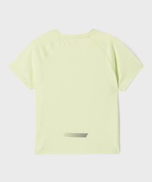 Tee-shirt manches courtes spécial sport avec inscription poitrine garçon vue3 - GEMO 4G GARCON - GEMO