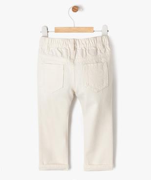 Pantalon slim en coton avec taille ajustable bébé garçon - LuluCastagnette vue5 - LULUCASTAGNETTE - GEMO