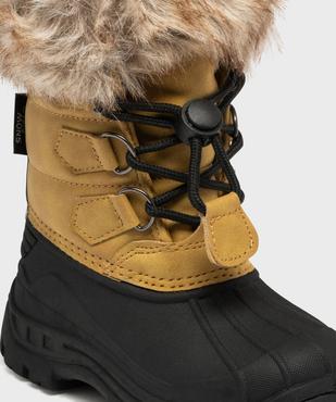 Boots fourrés avec col en fourrure imitation garçon - Buggy vue6 - BUGGY - GEMO