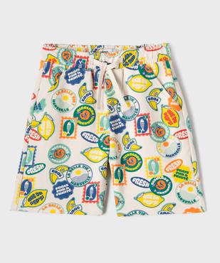 Bermuda à motifs imprimés vue1 - GEMO 4G GARCON - GEMO