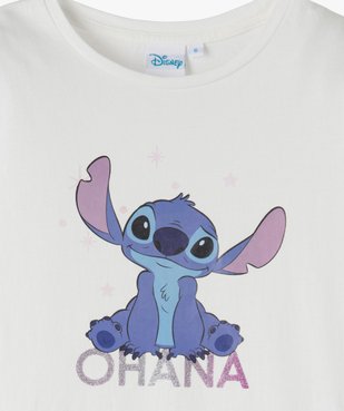 Tee-shirt fille avec motif Lilo et Stitch - Disney vue2 - DISNEY DTR - GEMO