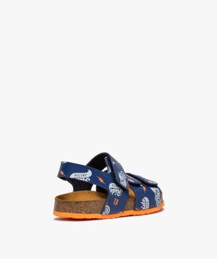 Sandales garçon imprimées à brides scratch vue4 - Nikesneakers (ENFANT) - Nikesneakers