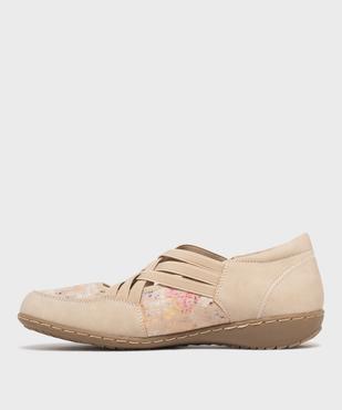 Chaussures confort avec brides élastiques femme vue3 - G'FLEX - GEMO