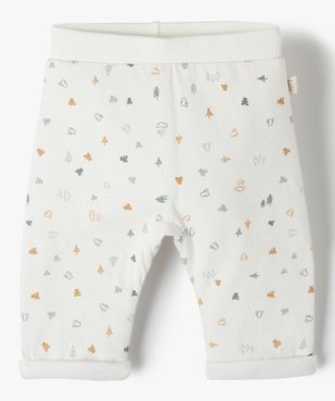Pantalon bébé en maille rembourrée chaude et souple - LuluCastagnette vue1 - LULUCASTAGNETTE - GEMO