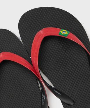 Tong à entredoigts souple et contrastant homme vue3 - GEMO (PLAGE) - GEMO