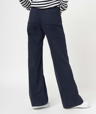 Pantalon femme à pont coupe large - LuluCastagnette vue3 - LULUCASTAGNETTE - GEMO