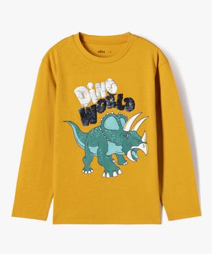 Tee-shirt manches longues sequins garçon vue3 - GEMO (ENFANT) - GEMO