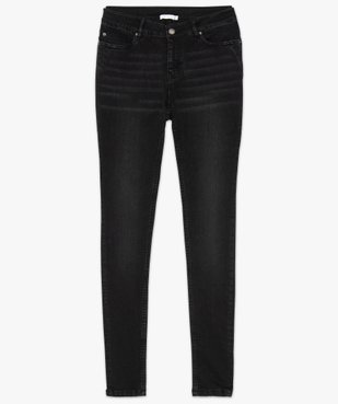 Jean femme skinny à taille normale en stretch délavé vue4 - GEMO (JEAN) - GEMO