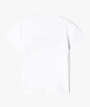 Tee-shirt garçon avec motif feuillage sur la poitrine vue4 - GEMO (ENFANT) - GEMO