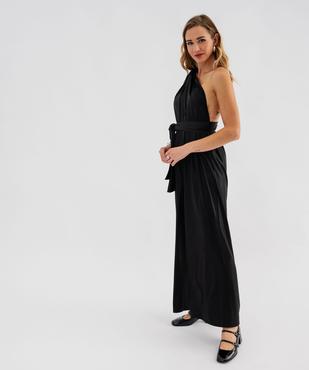 Combinaison pantalon multilook en maille fluide et brillante femme vue3 - GEMO(FEMME PAP) - GEMO