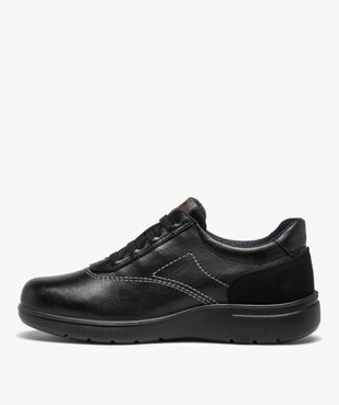 Derbies homme confort dessus cuir uni - Luisetti vue3 - LUISETTI - GEMO