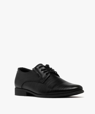 Derbies unis à lacets ronds homme vue3 - MARIO BALDANO - GEMO