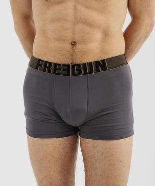 Boxer uni en microfibre extra douce homme - Freegun vue2 - FREEGUN - GEMO