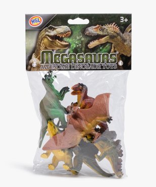 Pochette de 6 figurines dinosaures vue1 - AUTRES MARQUES - GEMO
